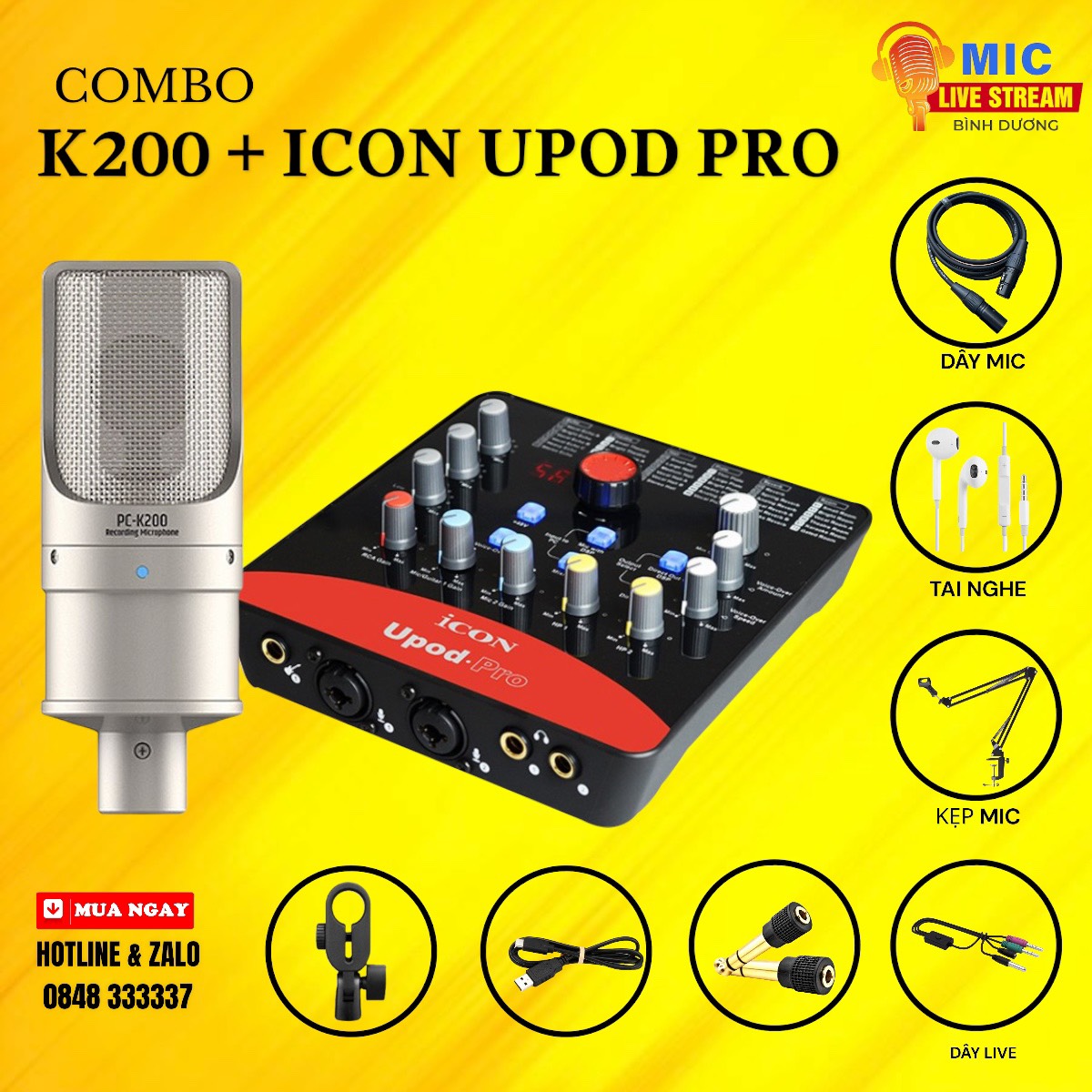 COMBO K200 + ICON UPOD PRO