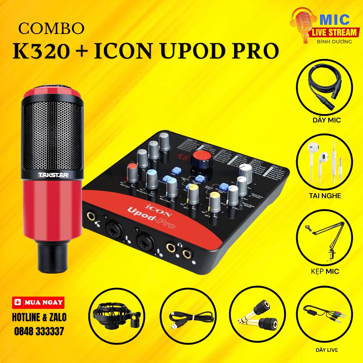 COMBO K320 + ICON UPOD PRO