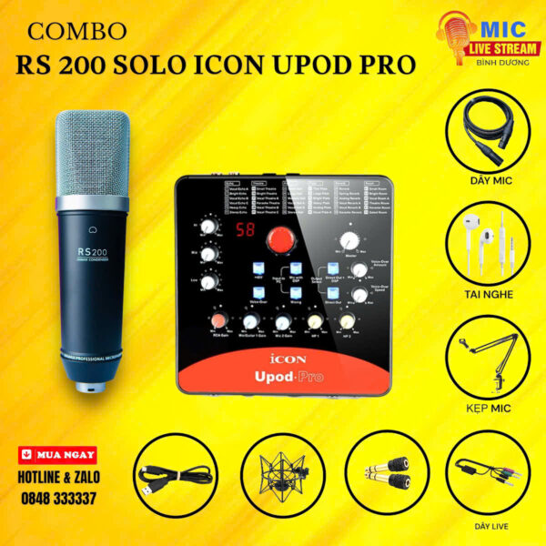 COMBO MIC RS200 ICON UPOD PRO