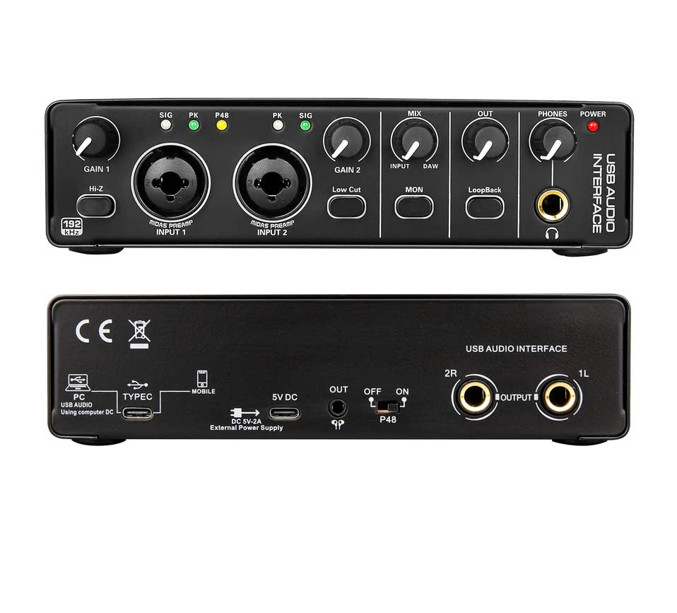SOUND CARD U55 24bit 192kHz - Hình ảnh 2